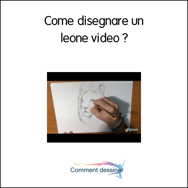 Come disegnare un leone video